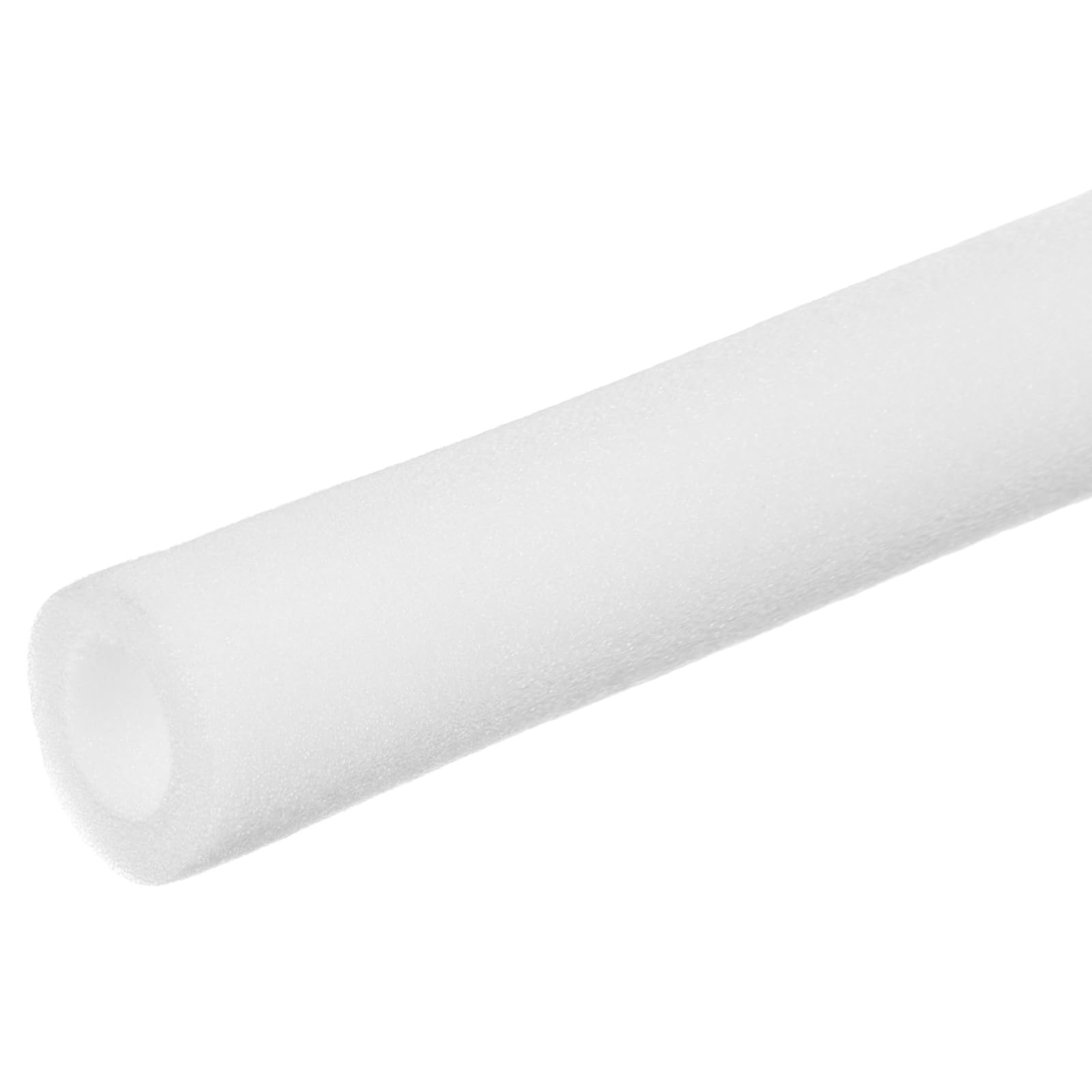 PATIKIL Tubo isolante per tubi, in schiuma, per piscina, per esterni, 40 mm di diametro interno x 70 mm di diametro esterno x 2 m per unità HVAC con impugnatura e impugnatura, bianco