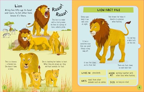 Slot-together Animals: An Interactive Book for Animal Lovers, Combining Fun Facts, Puzzle Solving, and Fine Motor Skills Development - Image 4