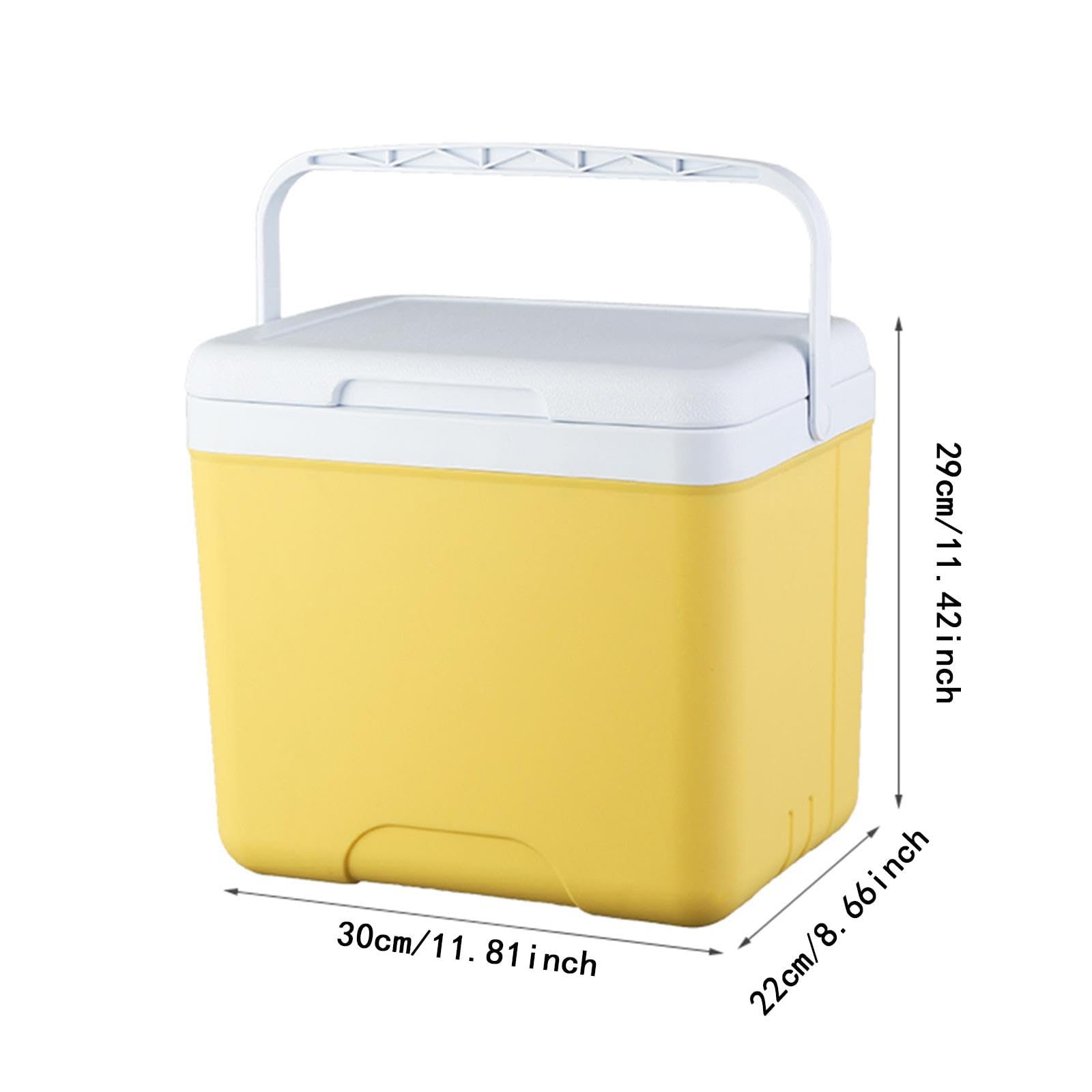 Nevera Portátil Aislada, Cubo de Hielo, Cubo para Bebidas, Asa, Organizador Portátil, Estuche de Almacenamiento para Camping para Alimentos, Playa, Ba