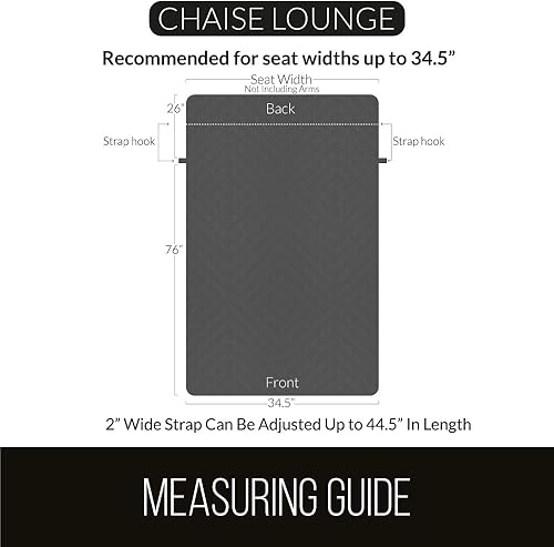 Miniatura 5 de Sofa Shield - Funda de esquina reversible en L de tumbona, sofá y silla, microfibra acolchada, protector antimanchas resistente al desgarro con