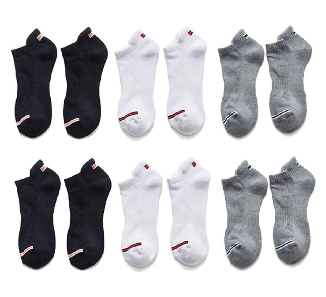 ParatolandPure Cotton Socks for Men - Sport Socks Low Cut for Running Training - Ankle Gym Socks with Sport Tabs
