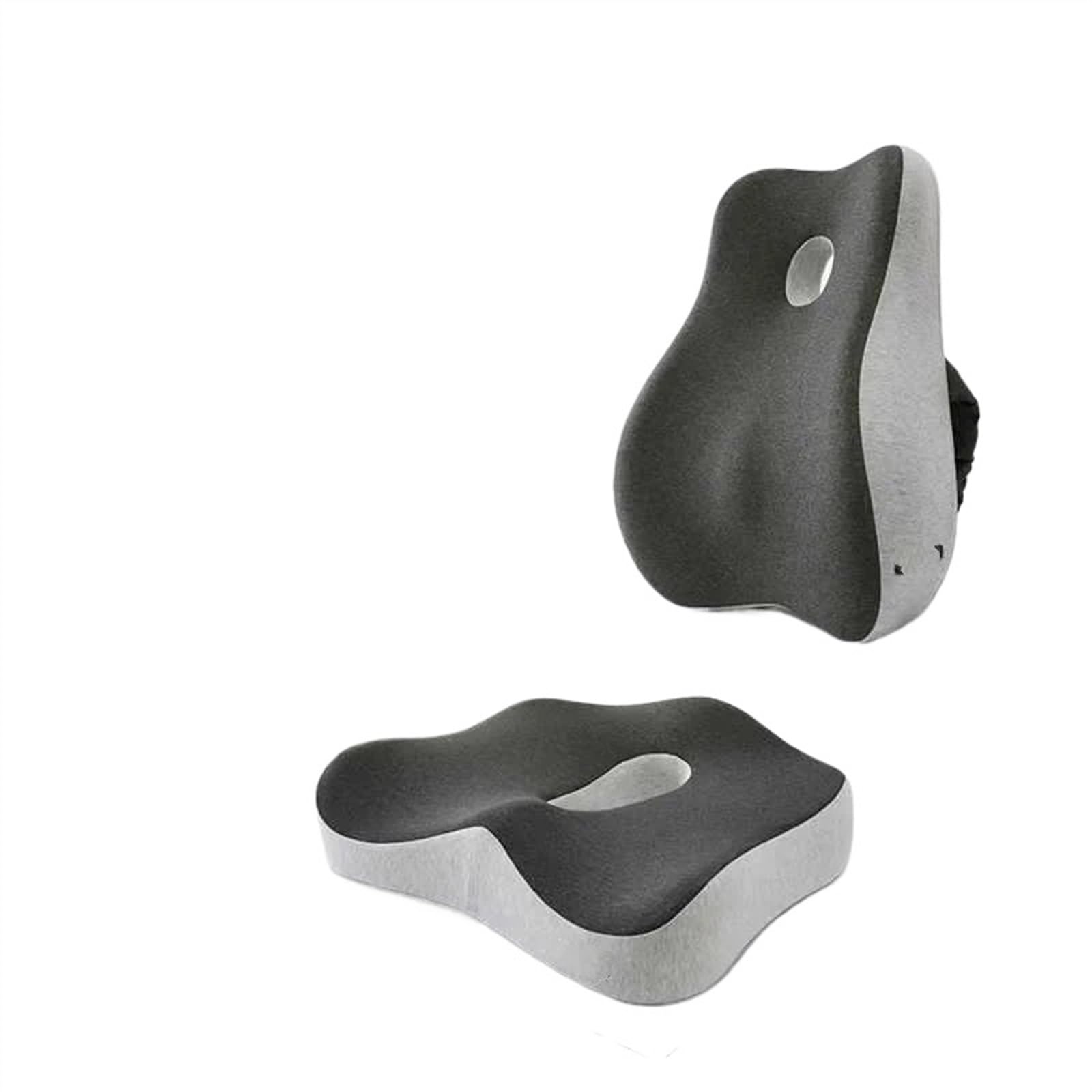 Cuscino ortopedico ergonomico per supporto lombare e schiena, sedia da ufficio e sedile auto, comodo cuscino di supporto per sedile standard