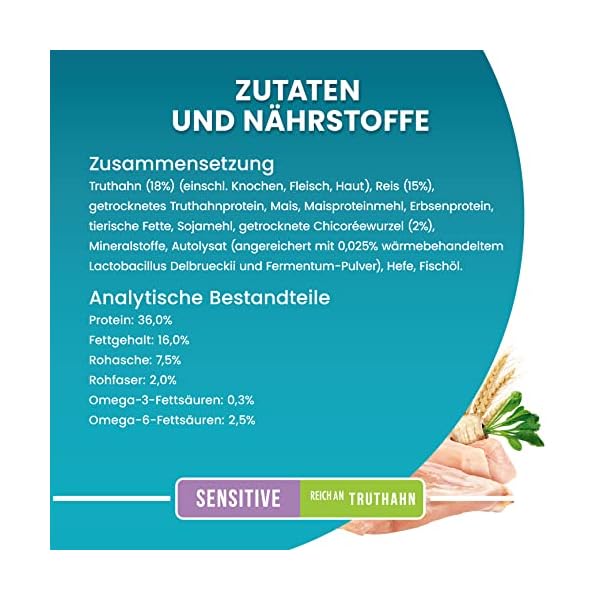 PURINA ONE BIFENSIS Sensitive Katzenfutter trocken, reich an Truthahn, 6er Pack (6 x 750g) – Bild 6
