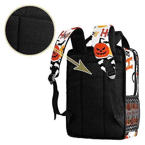 Cartable multicolore à citrouilles pour garçons et filles - 4