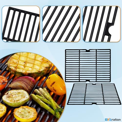 Image of 17 1 /8 inch x 12 7 /16 inch Cooking Grates Replacement for Nexgrill 720-0830MN, 720-0670E, 720-0737, Grill Master 720-0670E, Grill Chef BM616, GC610, Cooking Grid for Nexgrill Grill Grates Replacement