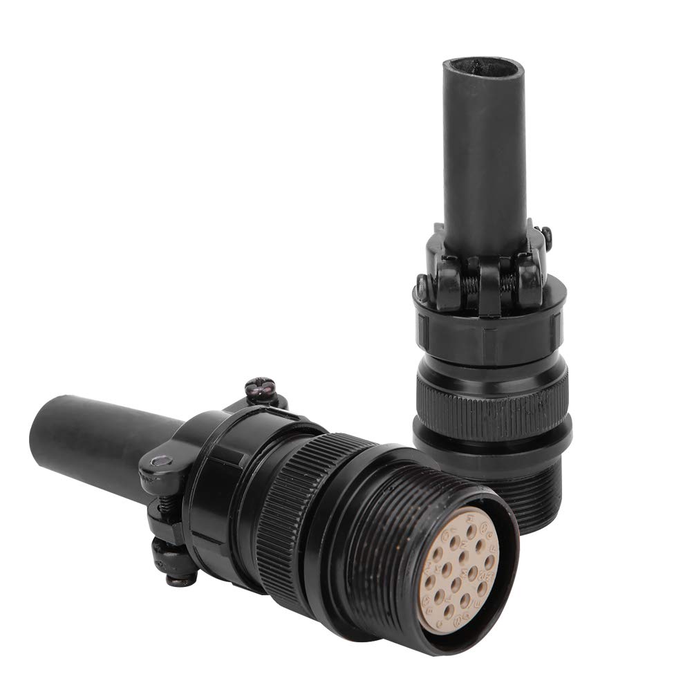 14-Pin Aviation Socket Cord Mounted Female Plug for Thermal Arc Welder Made From Aluminum Alloy