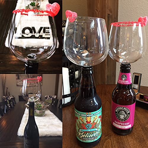 Guzzle Buddy Wine Bottle Glass, It Turns Your Bottle Into Your Glass, Original As Seen On Shark Tank #TOP4