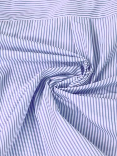 Image of Women Striped Shirt,Oversized Cotton Shirt For Women,Long Sleeve Shirt 3.