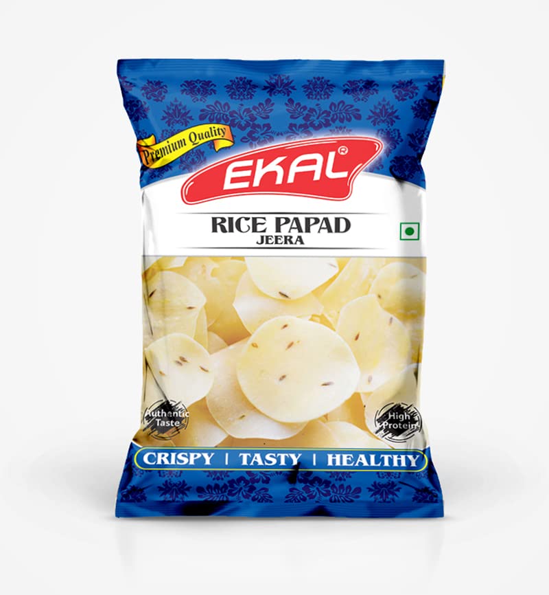 Ekal Rice Papad, Tandul Papad, Khichiya Papad, Chawal Ke Papad (Jeera) (B0B1YKGFF9) Amazon Price History, Amazon Price Tracker