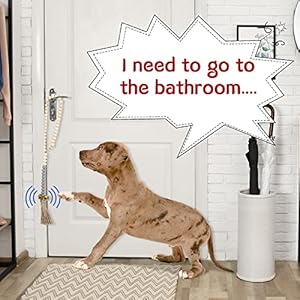   Jexine-3-Pack-Dog-Door-Bells-for-Potty-Training-Hanging-Dog-Training-Bells-for-Dogs-to-Ring-to-Go-Outside-Puppy-Training-Bells-for-Pet-Dogs-Pet-Supplies-Black-Gray-White