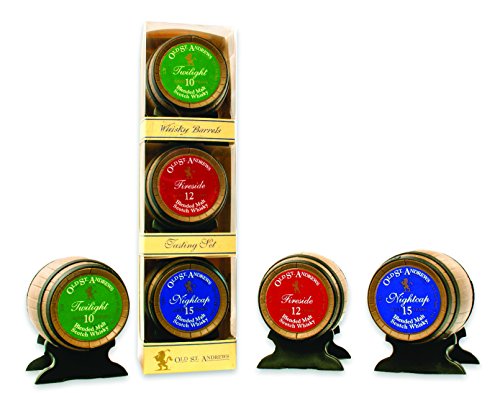 Old St. Andrews Collection 3 x Mini Fässer Premium Blended Whisky 15 cl