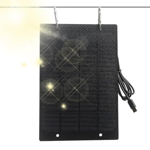 Panel Solar Portátil - Panel Solar de 50W para Camping | Cargador Compacto con Protección Inteligente para Viajes Acampada Playa Senderismo Aventuras Hogar Exteriores