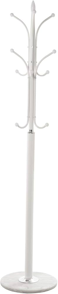 Appendiabiti Autoportante ZOZOE In Acciaio Inox 201 Con Base In Marmo Naturale - 170 Cm, 8 Ganci, Carico 81 Kg - 5