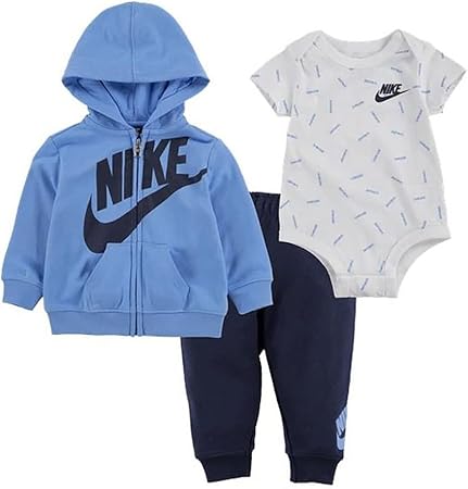 NIKE Baby,Clothing,Baby Boys 0-24m,Hoodies & Tracksuits,Tracksuits Nike Just Do It Toss Bodie 3 Units 0-3 Months