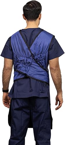 Miniatura 3 de Delantal Frontal, Flexiback, 1.969 in Pb LE, Ligero, Exterior Royal Blue Ripstop, Interior Negro, Encuadernación Negro