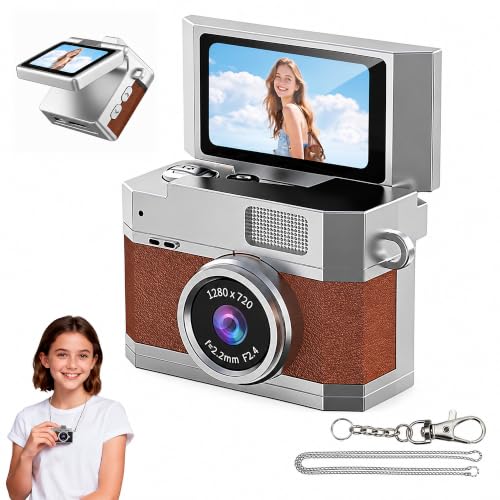 Arvox Mini Keychain Flip Camera 720P, Portable Pocket Digital Camera - Image 2