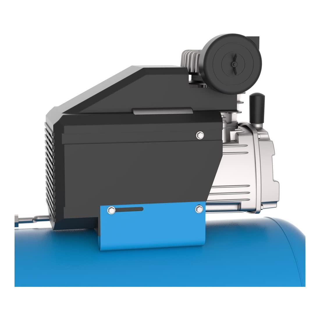 Güde Kompressor 260/10/50 (1500 W, 50 l Kessel, ölgeschmiert, max. 10 bar, eff. Liefermenge 130 l/min, Druckschalter, Druckminderer, 2 Manometer, Sicherheitsventil, Druckluftkupplung, Transportgriff)