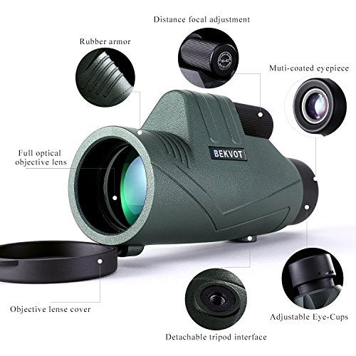 BEKVOT 10x42 professionale Compatto ad Alta