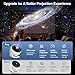 ACICILI Sternenhimmel projektor, 13 in 1 Galaxy Projector, astronaut projektor mit Timer, Planetarium Projector für Room Decor, Sternenprojektor Weihnachtsgeschenke für Kinder Erwachsene-Weiß