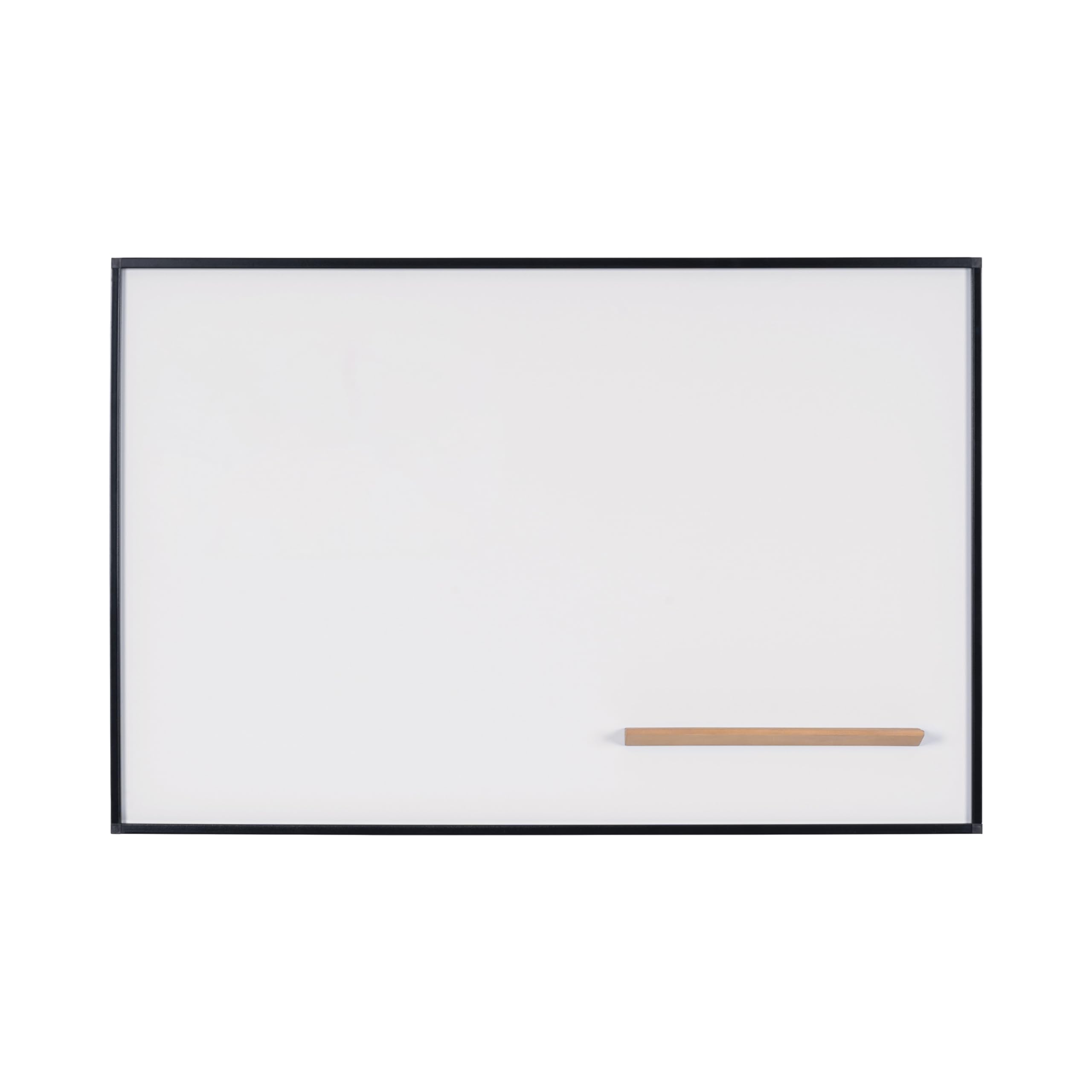 Bi-Office New Generation A9 Pizarra Magnética, 90x60cm, Superficie de Acero Lacado, Marco de Aluminio Negro