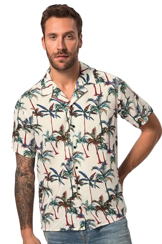 Chemise blanche en viscose Cuba pour homme de grande taille finitions premium
