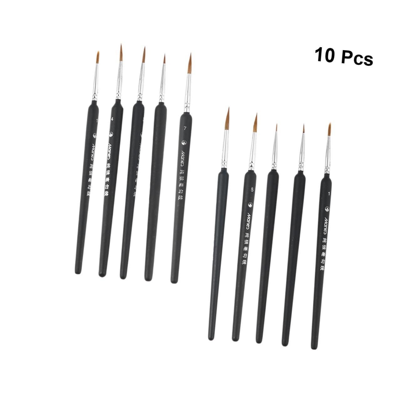 SEWACC 30piezas Pinceles Profesionales para Pintura Al Óleo y Acuarelas Pinceles De Línea Fina Puntas De para Artistas