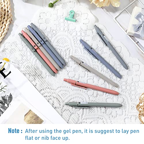 Set de 20 bolígrafos retráctiles de tinta gel negra 0.5 mm miniatura 6