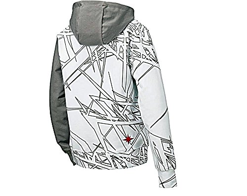 Polaris Youth White Cracked Race Hoodie Soft Cotton Snowmobile Sweatshirt - Medium2