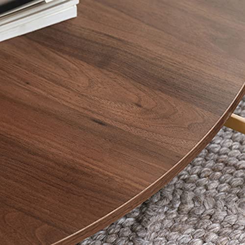 Doppelschichtiger Couchtisch, Beistelltisch, Möbel, schlicht, leicht, luxuriös, Glas, Schreibtisch, Wohnzimmer, Schlafzimmer, Büro, Mitteltisch, Beistelltisch – Bild 6