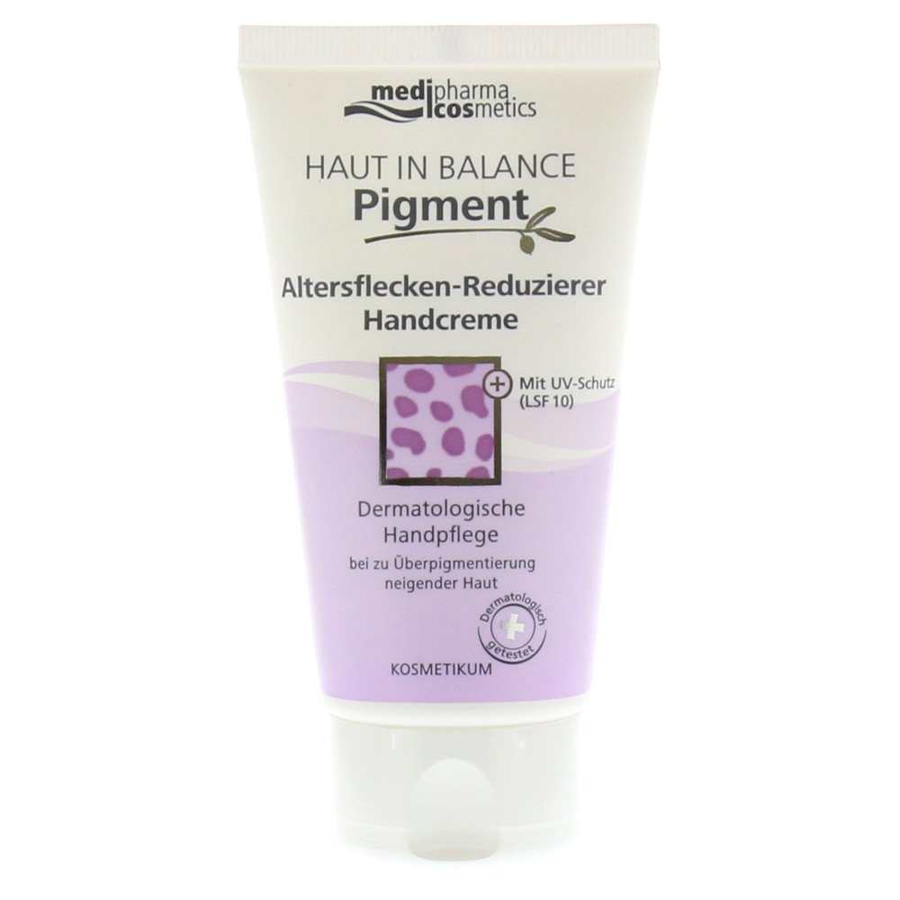 medipharma cosmetics Haut in Balance Pigment Altersflecken-Reduzierer Handcreme, 75 ml Cream