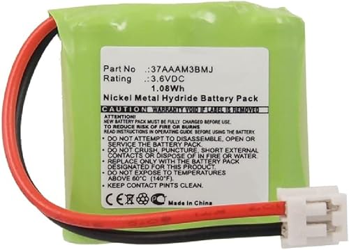 Empire Batería inalámbrica para teléfono, funciona con Vtech t2326 teléfono inalámbrico, (Ni-CD, 3.6 V, 400 mAh) Batería de ultra alta capacidad