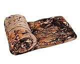 The Woods Collection Cashmere Fleece Blanket (Natural, Twin)