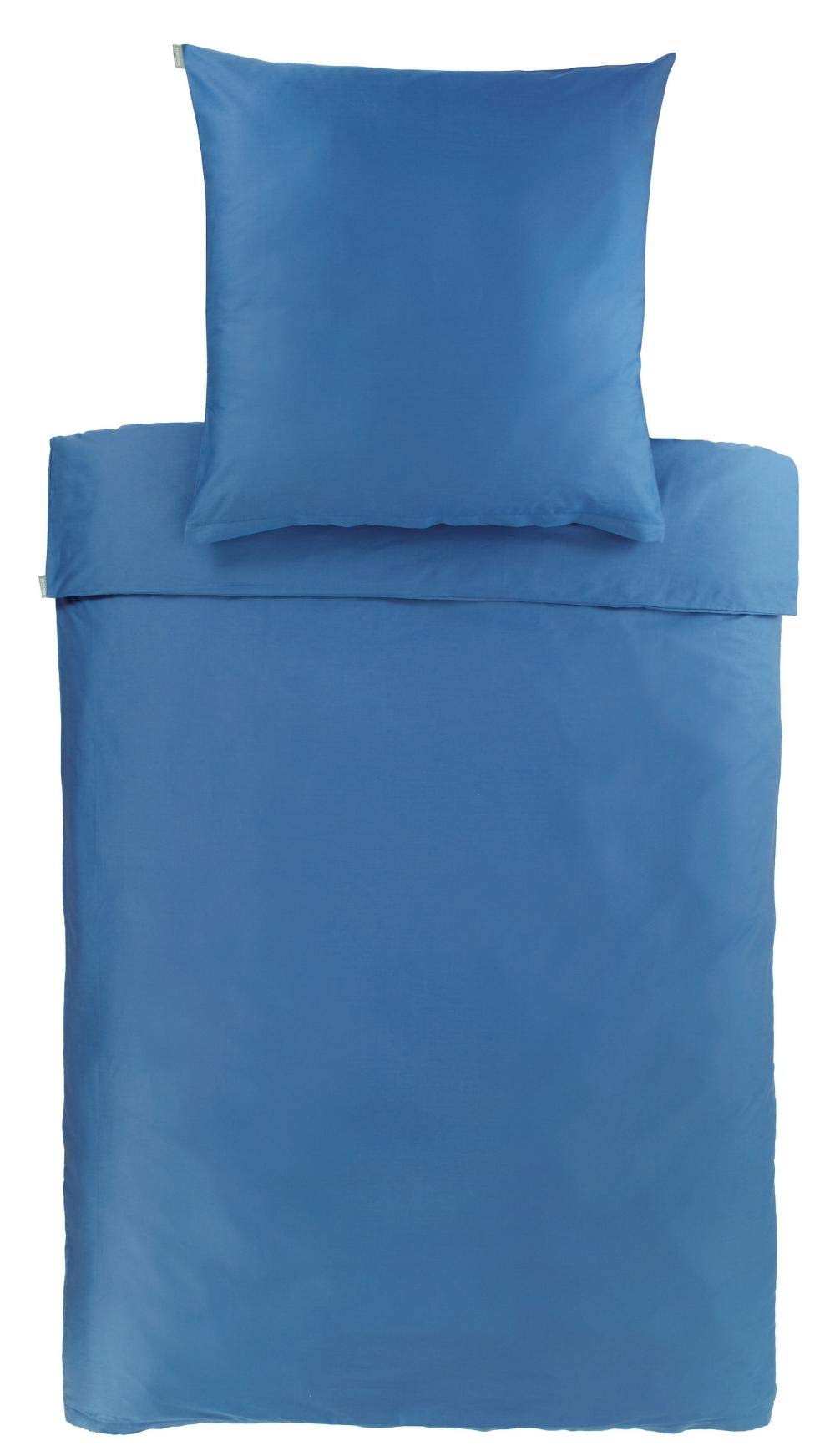 Bassetti Bed Linen, Cotton sateen, Blue, 155 x 220 cm