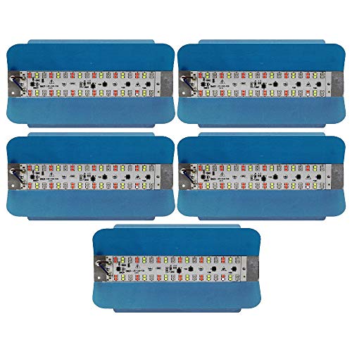 Image of MLD BL2584 Multicolor 30W Automatic Colour Changing Light (Red, Green, Blue) Waterproof LED Tungstun Loding RGB Flood Lights | Pack of 5