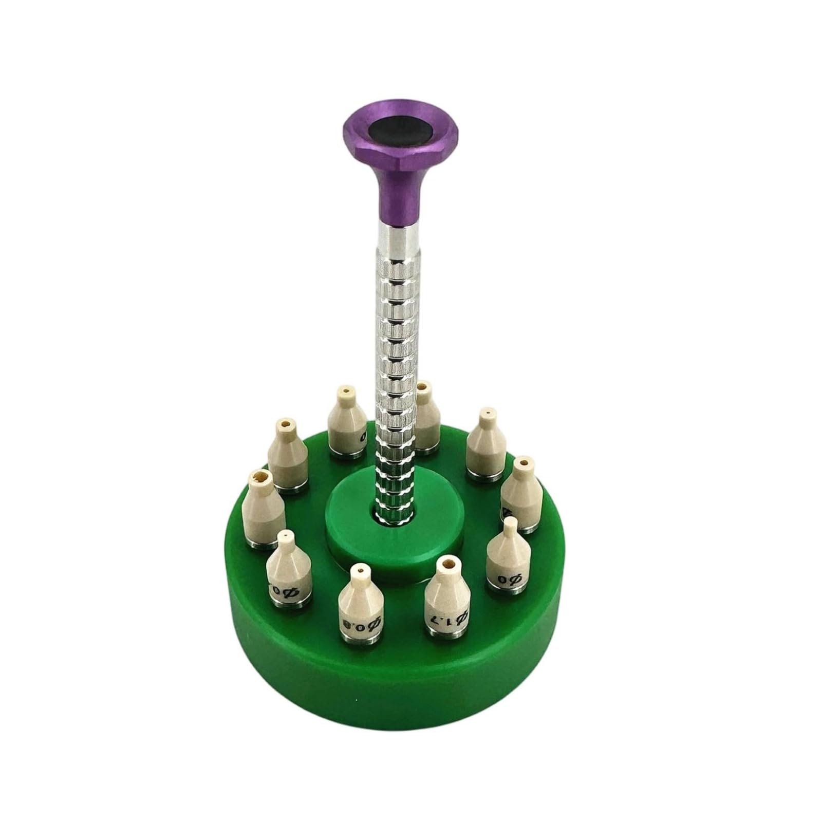 Installatore Manuale per Lancette Orologio Strumento Orologiaio Pressatore Lancette Struttura Metallo Plastica Maneggevolezza Stabile Teste