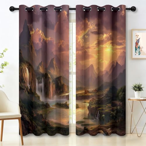 Rideaux décoratifs multicolores pour ambiance salon et chambre