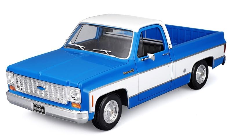Modelo a escala 1:18 compatible con Chevrolet C10 Cheyenne 1974 miniatura 2