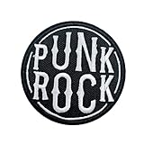 Obokata Embroidered Iron On Patches, Punk Rock Applique Patch, Music Motocycle Sew On Emblem DIY Acc