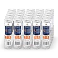 Aquaboon 5 Micron 10 x 2.5 Whole House String Wound Water Filter Cartridge Replacement for Well Filter Compatible with WHKF-WHSW, Culligan P5, 25-Pack
