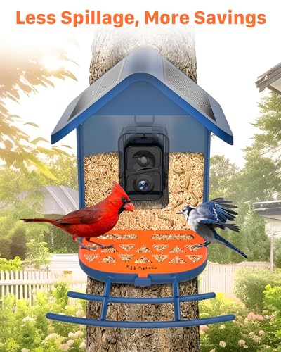 Image of Bird Seed Guard - Metal Splash Guard Exclusively for Onlyfly Bird Feeder with Camera, Reduces Food Waste, Easy to Install & Clean, Designed for Outdoor and Garden Use, Onlyfly Accessory