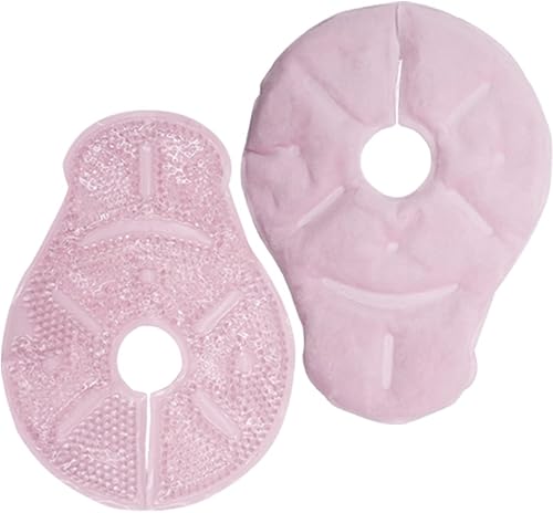 Almohadillas de terapia de mama paquete de hielo de mama almohadillas de gel de lactancia fría caliente esenciales de lactancia materna y