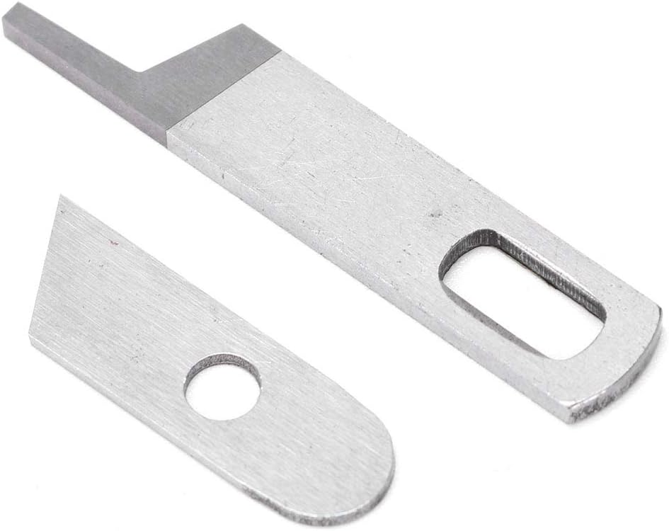W6 Overlock Messer,Overlock Sewing Machine National N50,5380E Serger Blades,Singer 14Sh754 Cuchillas Multifunction Overlocker Knife Household Overlocker Upper Lower Knife Set Fit for Singer