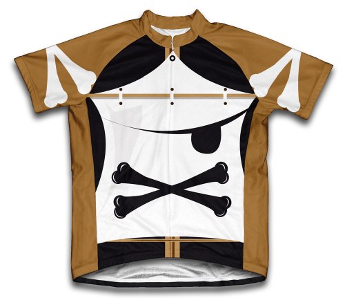 ScudoPro X Pirate Short Sleeve Cycling Jersey for Youth - Size M White