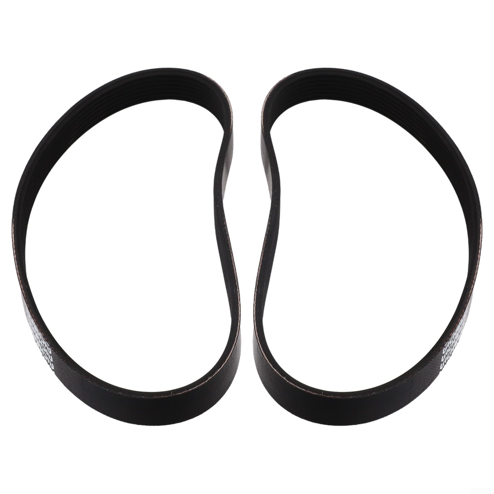 7PJ451 Poly-V Drive Belt, Rubber Material, 7 Rib, 16mm Width, 451mm Circumference, Fits 320 Lawn Mower, Black Spare Part for Garden Equipment(2pcs)