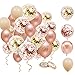 NHHEO Palloncini Oro Rosa, 50 Pezzi Palloncini Rosa Gold per Compleanno, Matrimonio, Baby Shower, Laurea, Cerimonia Party Decorazioni (Oro Rosa)
