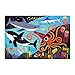 Mudpuppy’s Ocean Predators 100 Piece Glow in The Dark Puzzle, Includes 100 Glow in The Dark Pieces, Perfect for Ages 5+, Turn Out The Lights and Let The Completed Puzzle Glow!