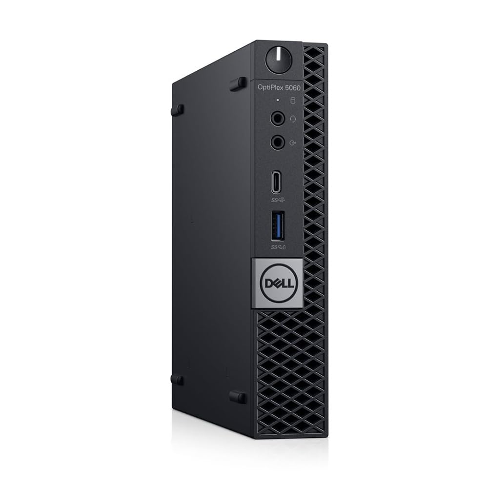 Dell Optiplex 5060 Micro/Core i5 8500T 2,1 GHz / 8 Go de RAM / SSD 512 Go / Intel UHD Graphics/Win 11 Pro (reconditionné)