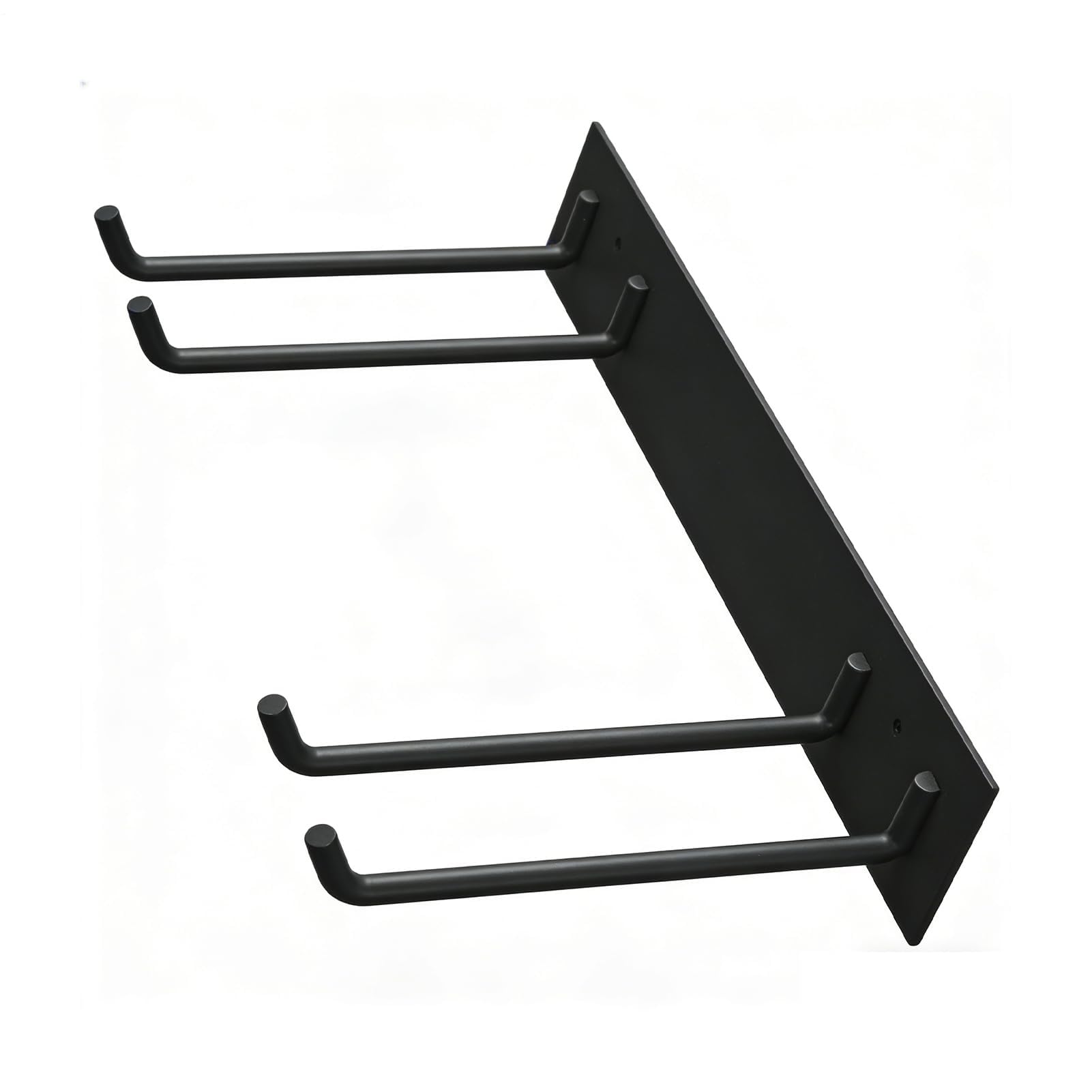 Portautensili da parete, capacità 108,9 kg, resistente, per scope e scale, mensola in metallo, per garage e patio, porta attrezzi per una gestione efficiente dello spazio