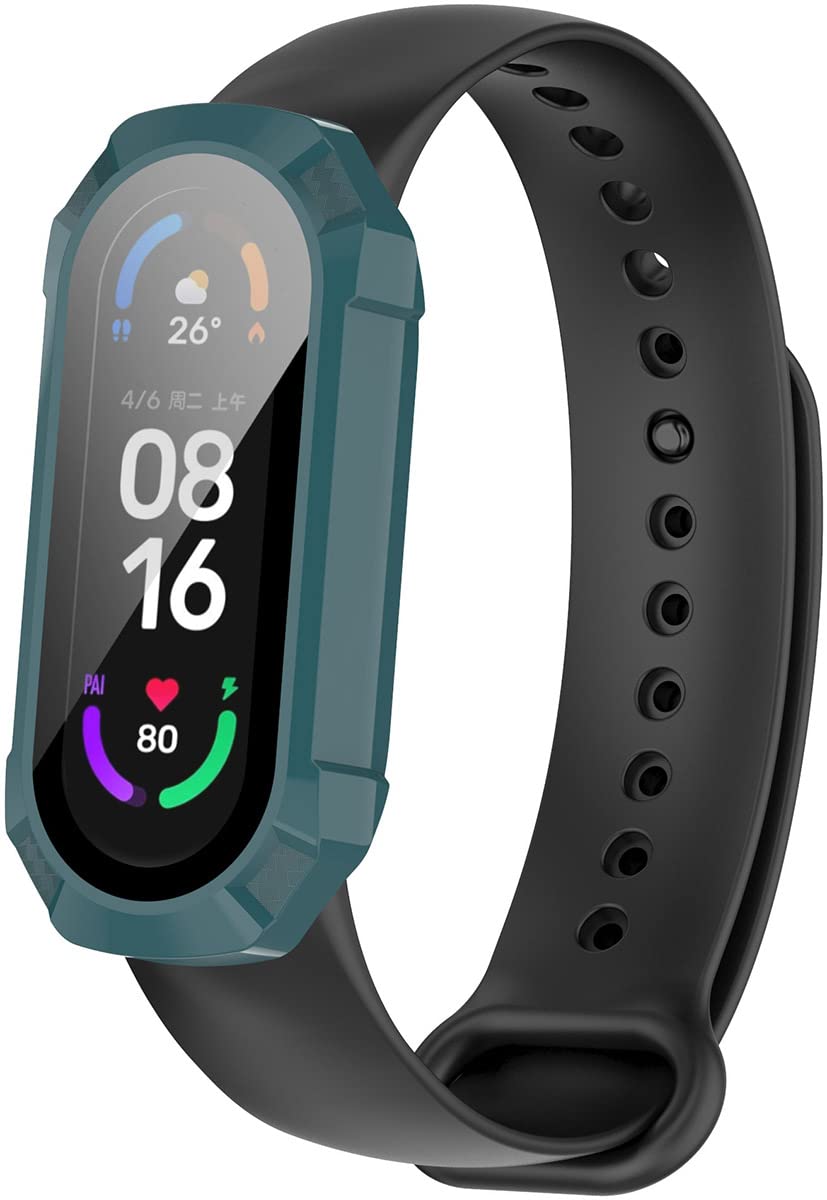 BBZ Mi band 7 pro Custodia, pellicola protettiva in vetro