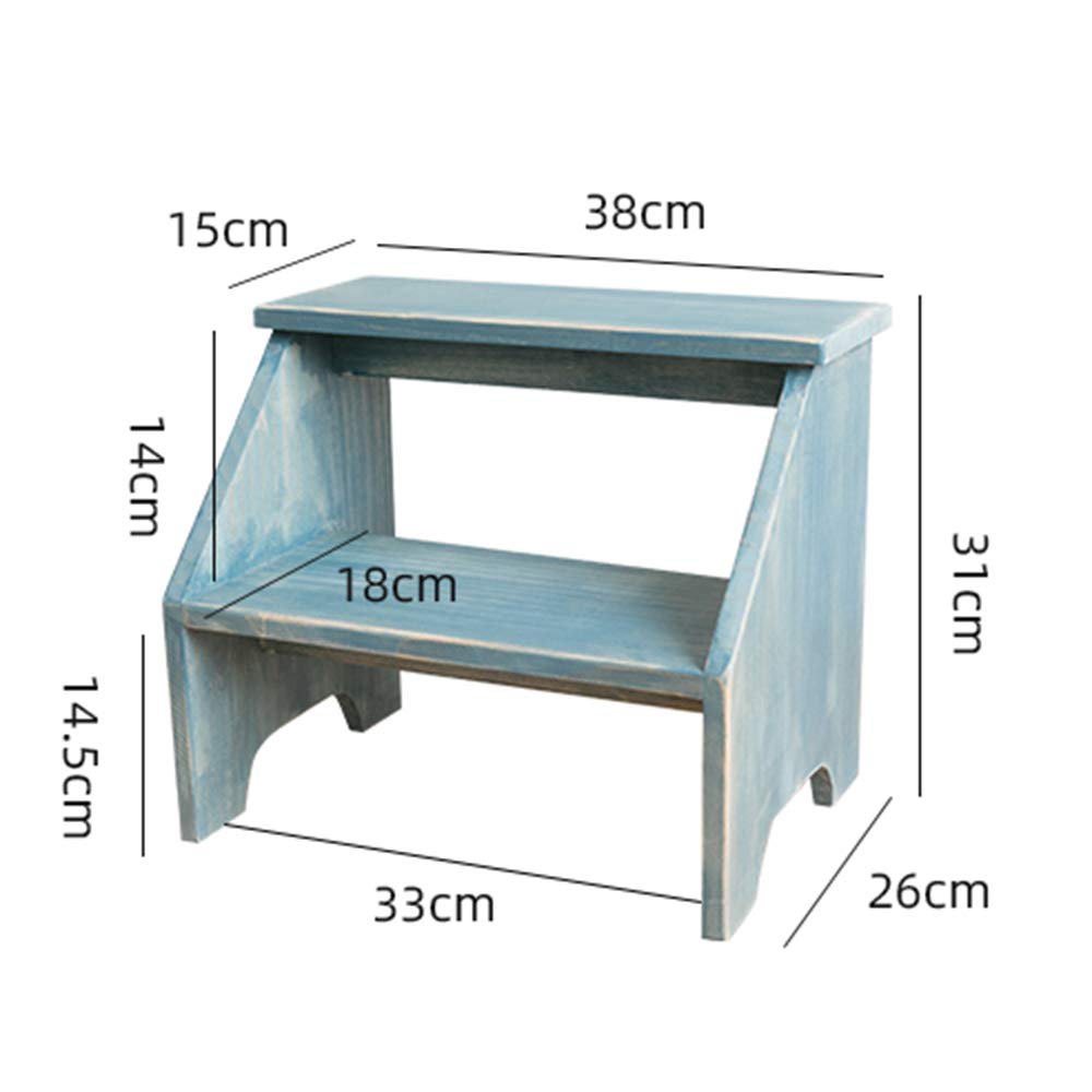 Silla de escalera de 2 escalones DASHADAO para organizar la cocina y alcanzar estantes altos